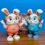 Electric Dancing Doll Music Lighting Swing Rabbit Toy